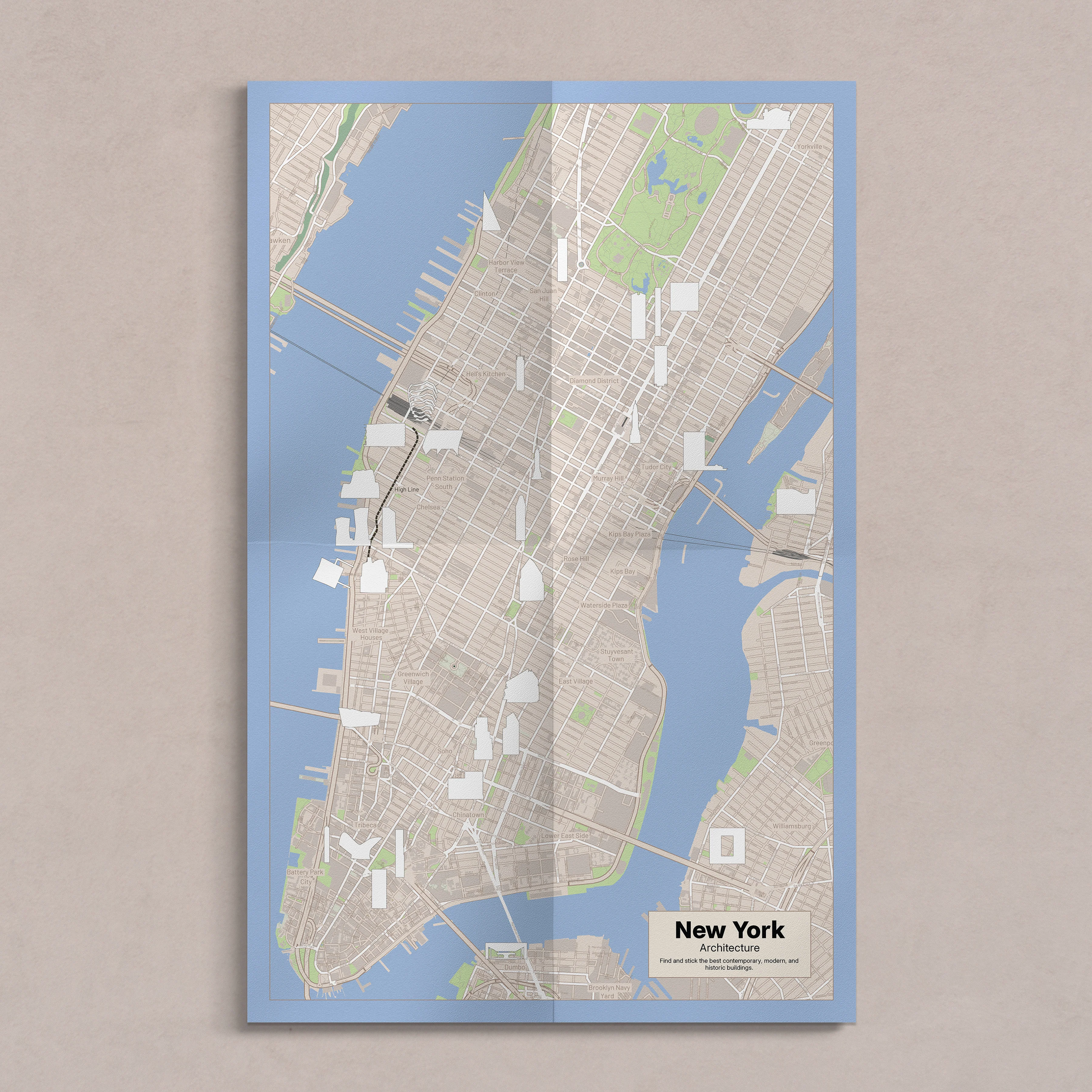 New York Sticker & Map Set - Image 3
