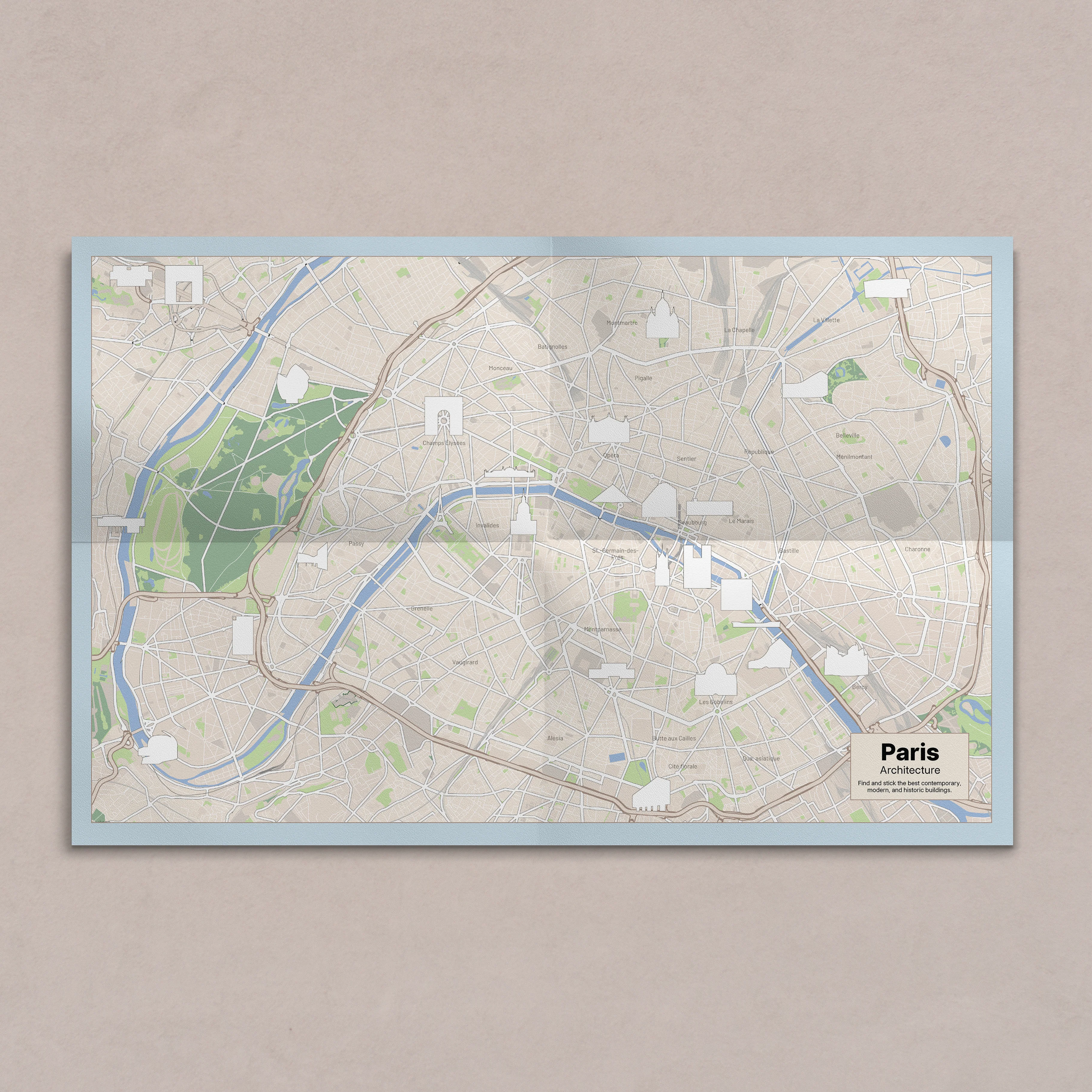 Paris Sticker & Map Set - Image 3