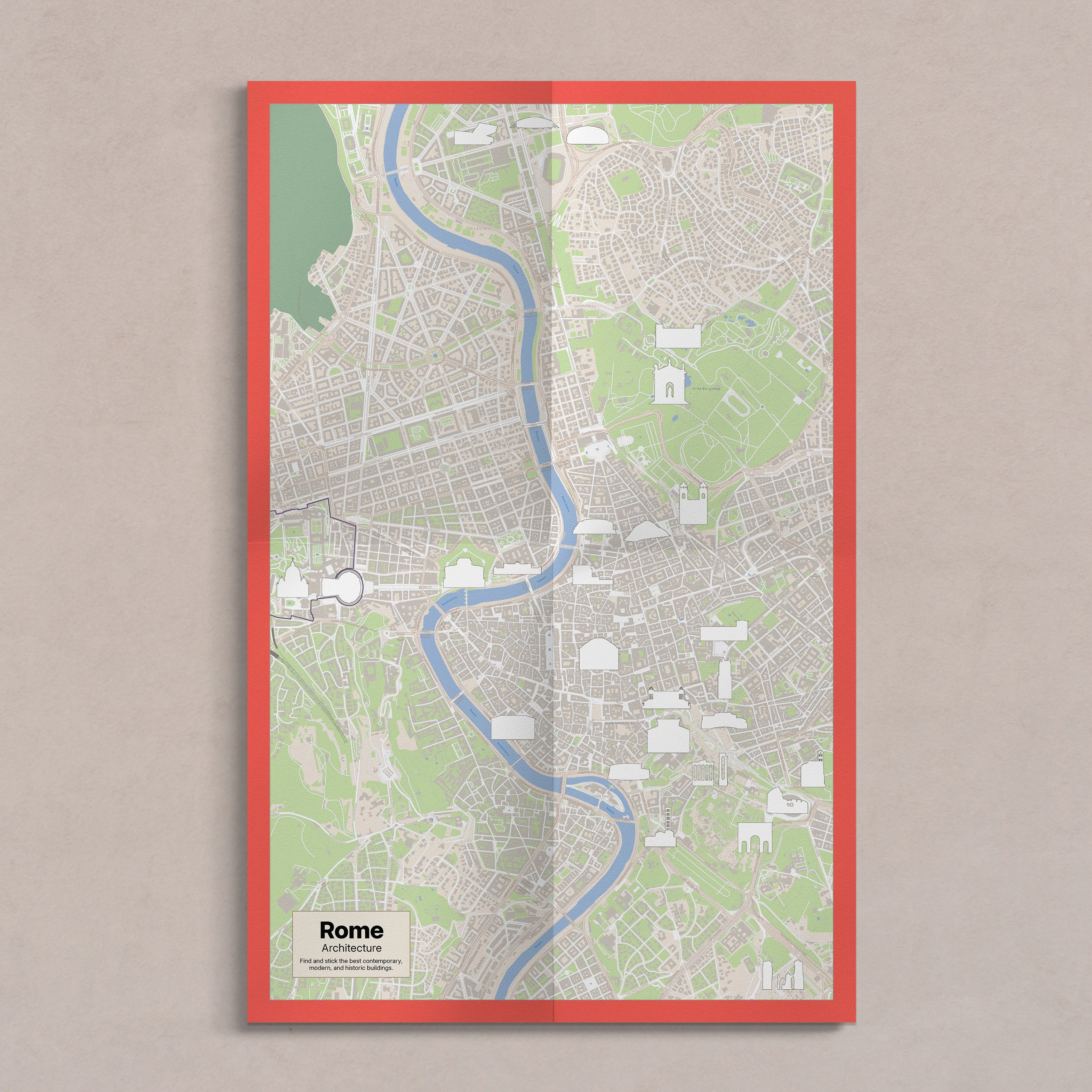 Rome Sticker & Map Set - Image 3