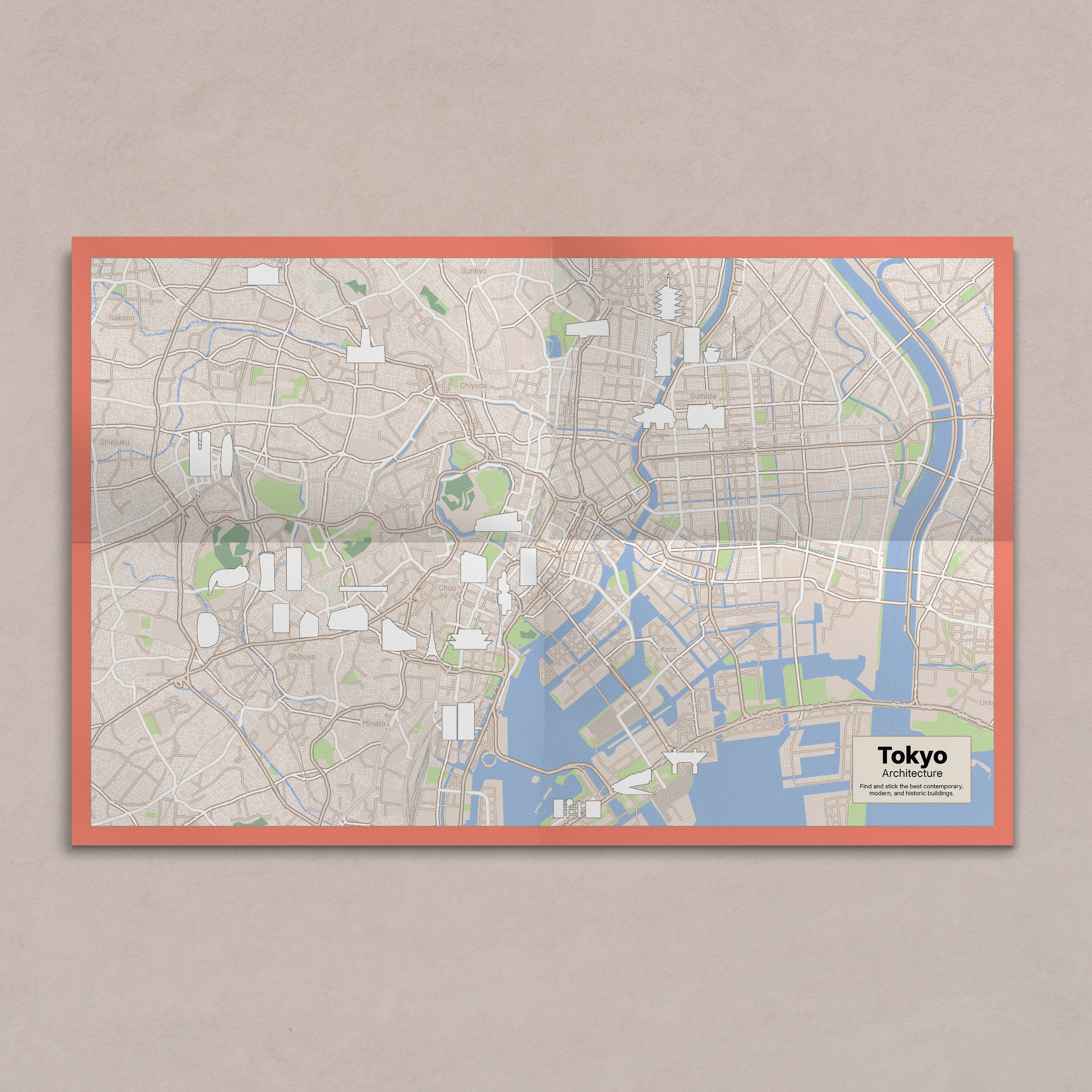 Tokyo Sticker & Map Set - Image 3